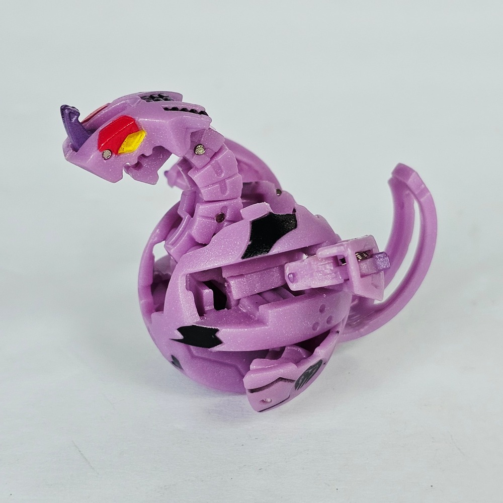 2000s Bakugan Darkus Alpha Hydranoid Purple Pearl Transforming Figure Toy 2508